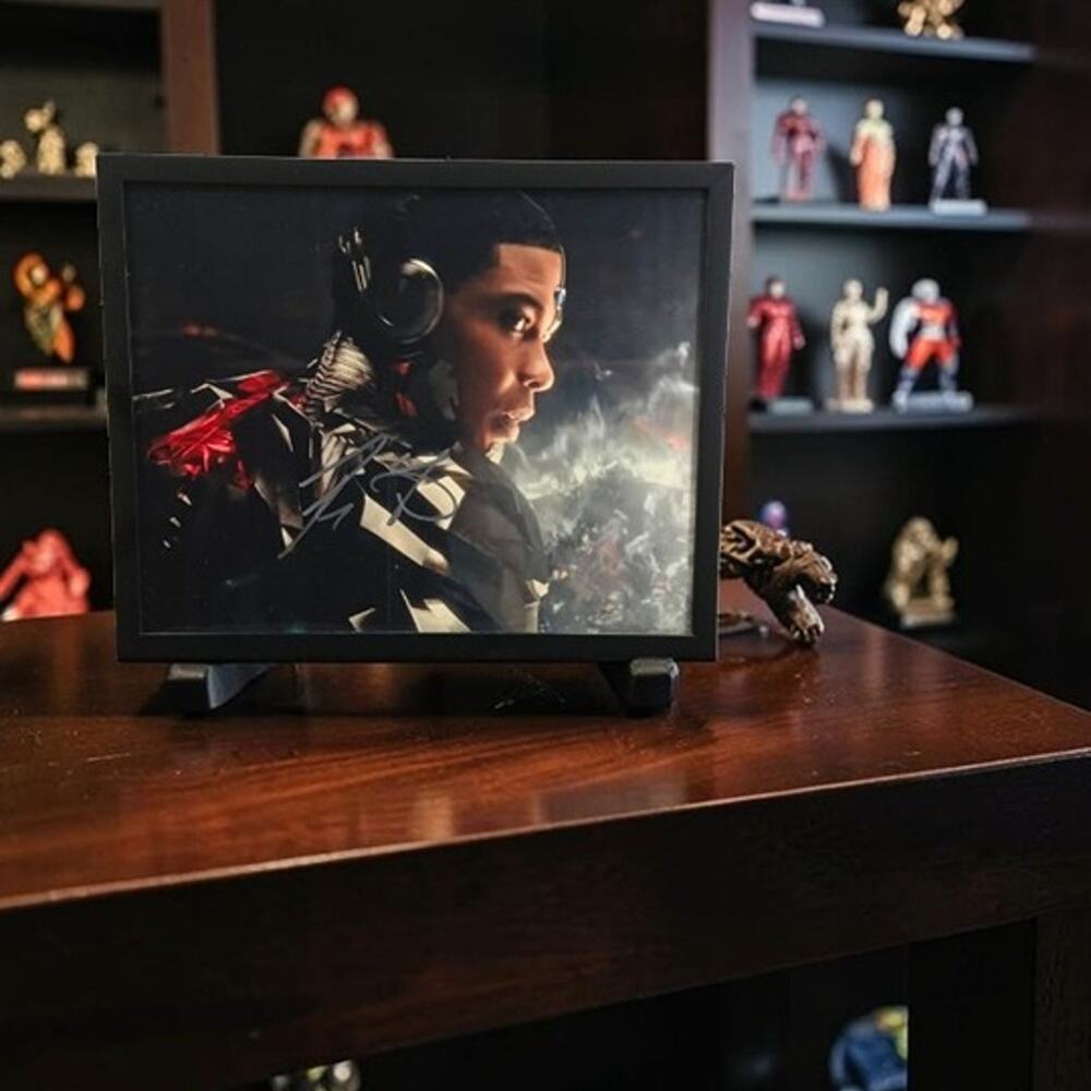 Ray Fisher Signed Autograph Justice League Cyborg 11X14 Framed with COA